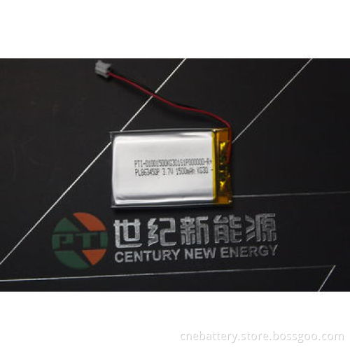 3.7V Lithium Battery with 1,500mAh Capacity, for MP3/MP4 Players, Bluetooth, Testor, PSP, POS, Lamps